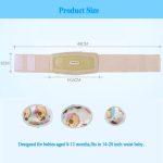 Baby Hernia Belt Belly Button Band Umbilical Truss Newborn Belly Band Button Wrap Baby Adjustable Navel Band Abdominal Binder for Children Medium - Image 6
